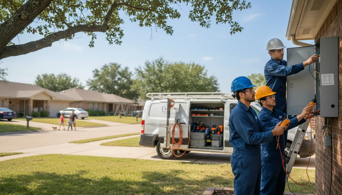 Certified electrician providing emergency electrical services in New Germany, MN